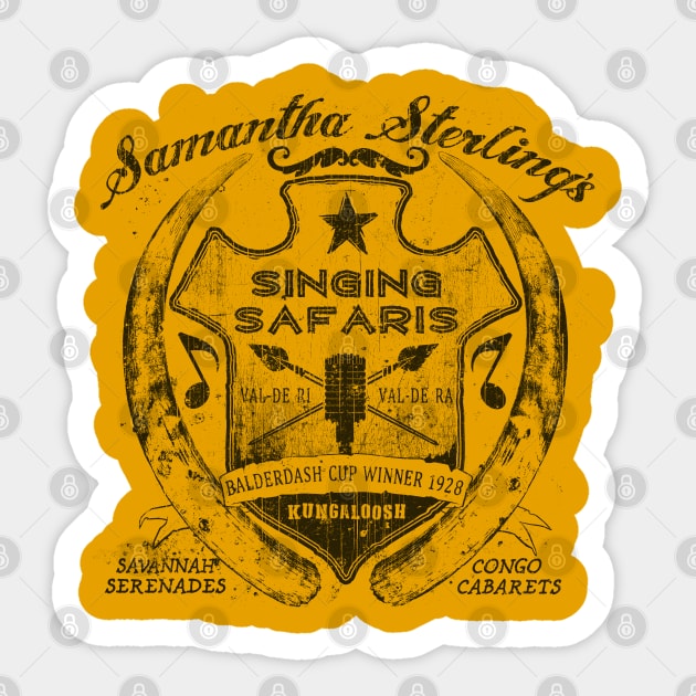 Samantha Sterling Singing Safaris Sticker by RangerRob